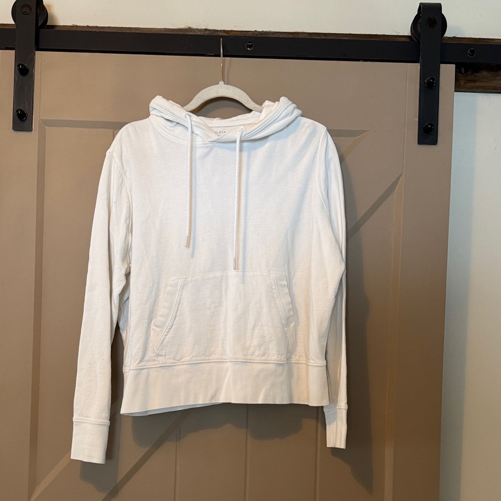 Athleta Women's white light weight Hoodie